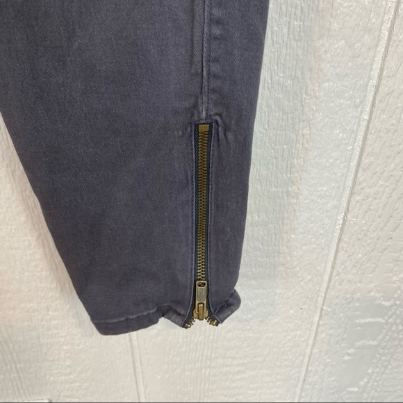 Old Navy Gray Ankle Zip Denim Blue Jeans 6 - Picture 3 of 7